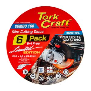 5+ 1 Cutting Disc Ind. Metal 230 X 1.8 X 22.2 Mm Tin Case